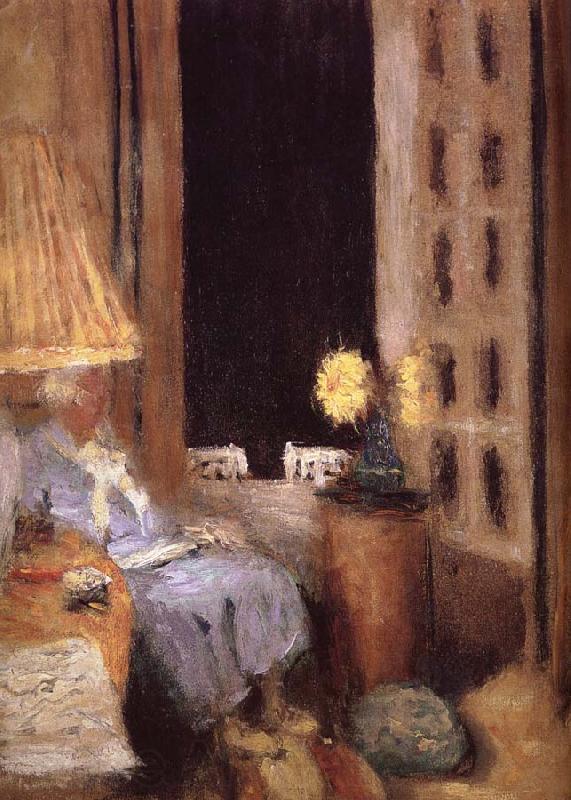 Edouard Vuillard The night opens the window France oil painting art